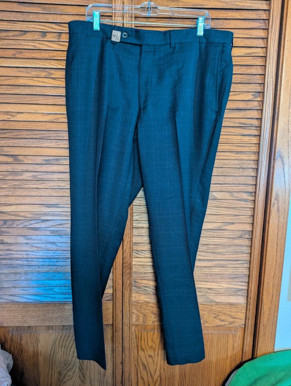 Ted Baker navy blue 2 Pc plaid suit 2button single-breasted jacket & Pants 39R